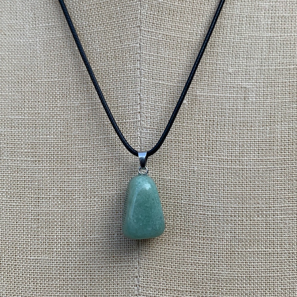 Handmade Genuine Stone Chunk Amulet Necklace - Picture 7 of 15